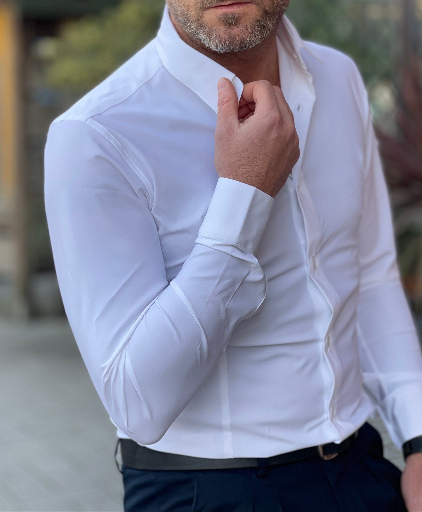 Diomede - Camicia Slim Fit No Stiro 2 Colori Uomo