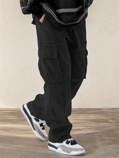 Ivano - Pantaloni Cargo Uomo Stile Streetwear