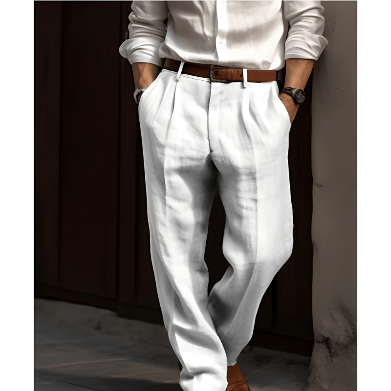 Placido – Pantaloni Casual Dal Design Ampio E Stile Rilassato