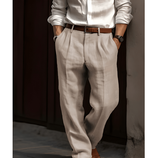 Placido – Pantaloni Casual Dal Design Ampio E Stile Rilassato