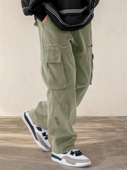 Ivano - Pantaloni Cargo Uomo Stile Streetwear