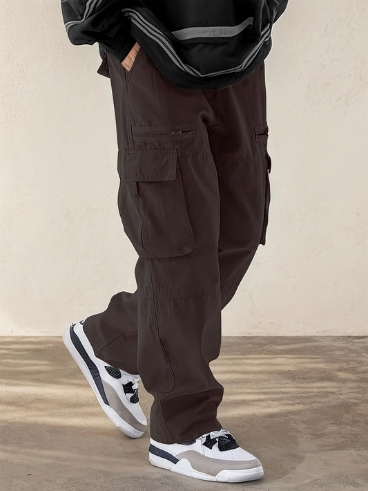 Ivano - Pantaloni Cargo Uomo Stile Streetwear