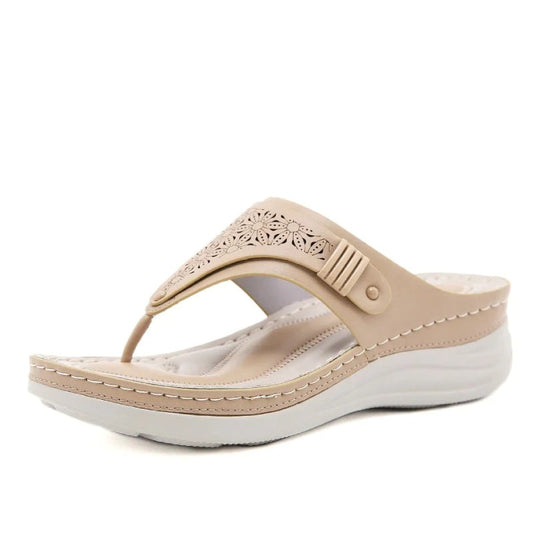 Mirisa - Sandali Ortopedici Donna Comodi Zeppa Estate