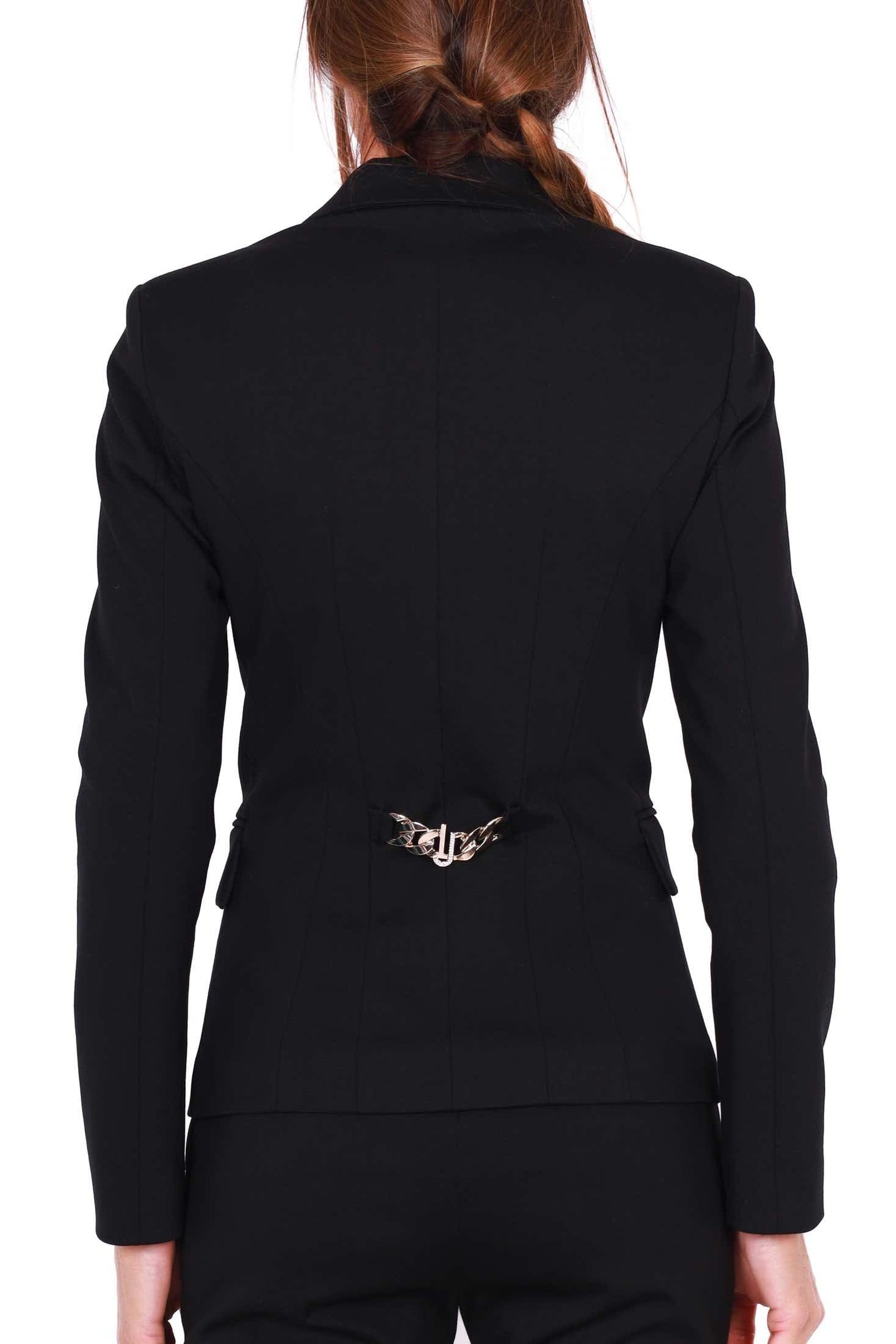 Klara - Blazer Nero Doppiopetto Donna Elegante Fit Sartoriale