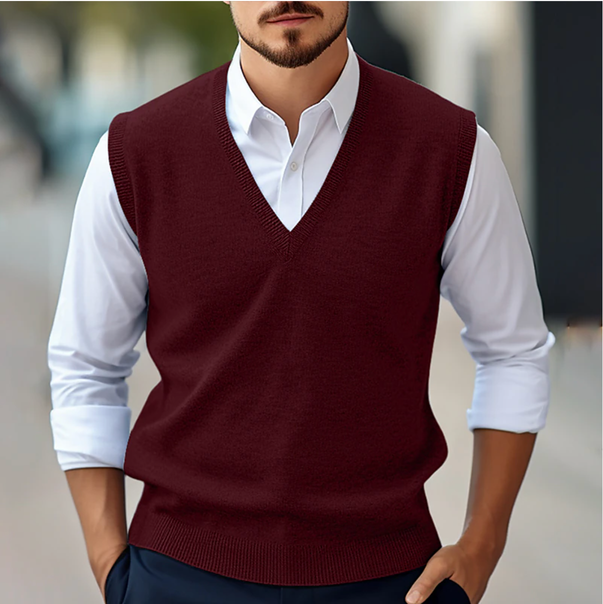 Rodolfo - Gilet Uomo Elegante Leggero Senza Maniche