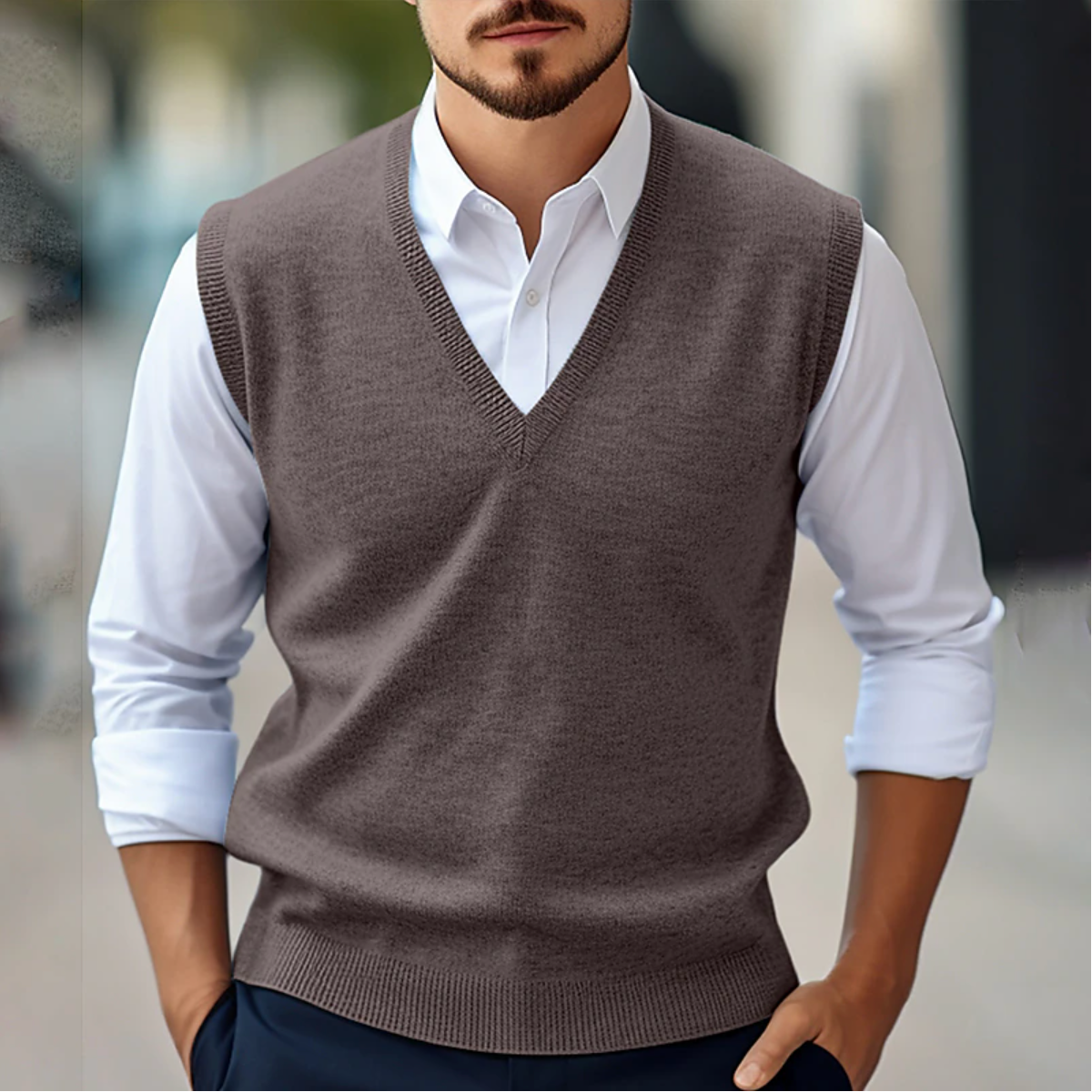 Rodolfo - Gilet Uomo Elegante Leggero Senza Maniche