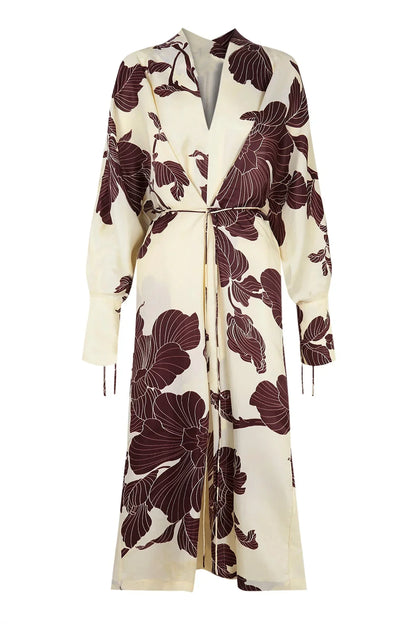 Quinara - Abito Kimono Donna Stampa Origami Moderna Elegante