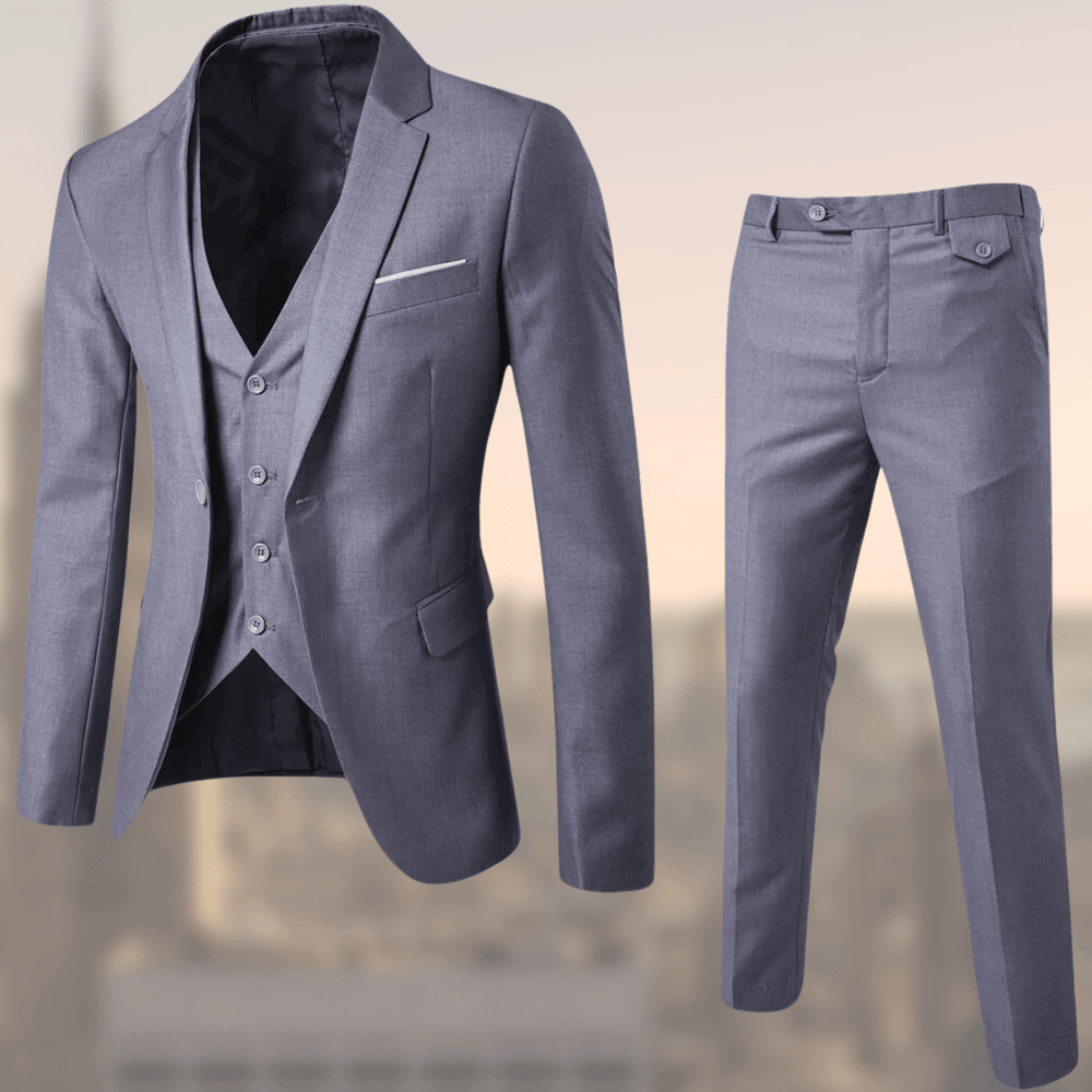 Valentino – Abito Completo Da Uomo In Tre Pezzi Con Gilet