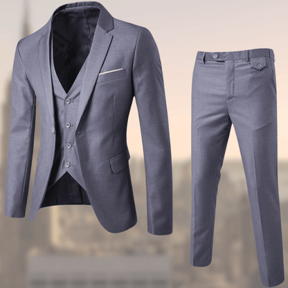 Valentino – Abito Completo Da Uomo In Tre Pezzi Con Gilet
