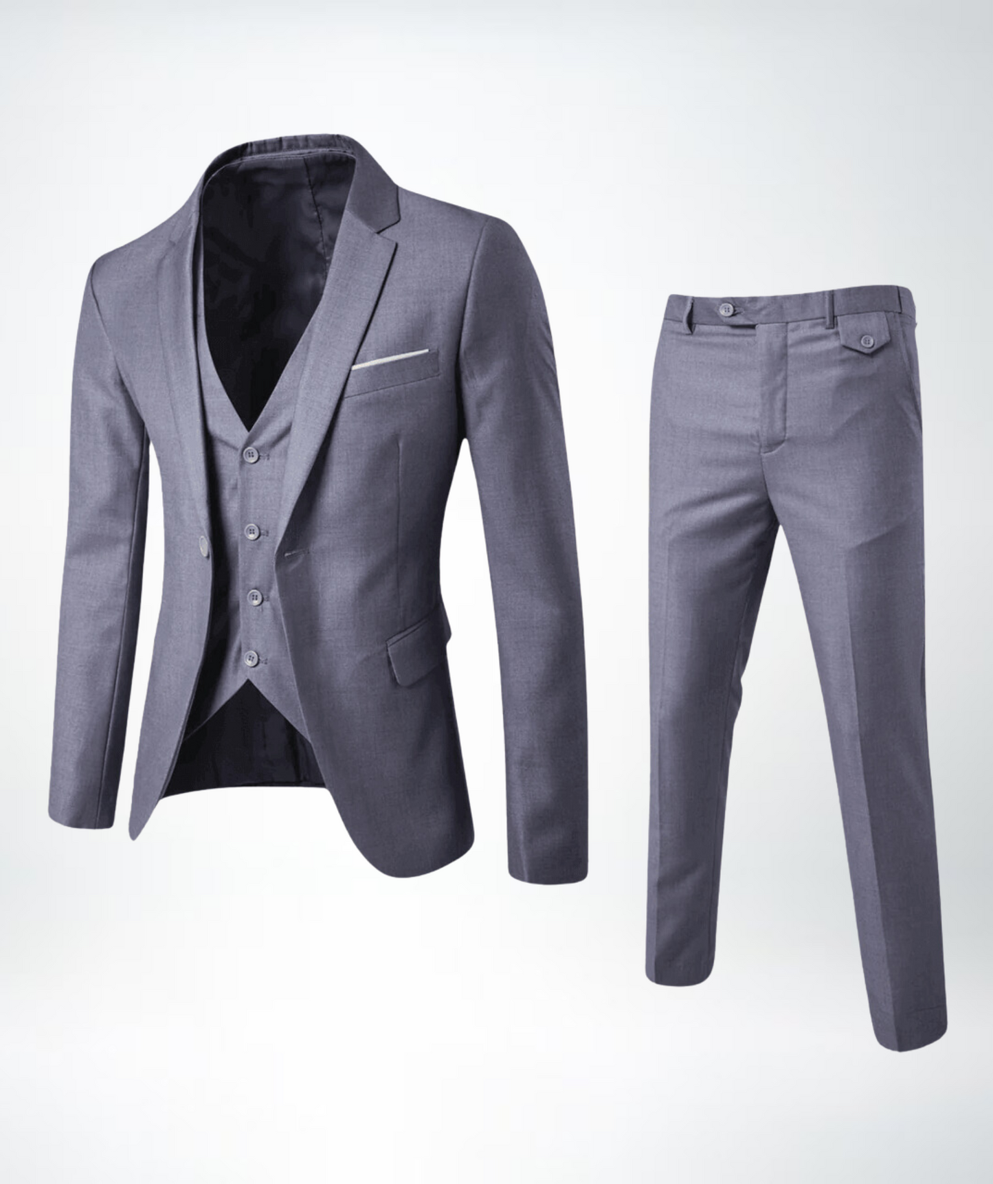 Valentino – Abito Completo Da Uomo In Tre Pezzi Con Gilet