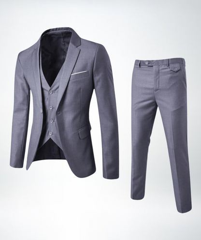 Valentino – Abito Completo Da Uomo In Tre Pezzi Con Gilet