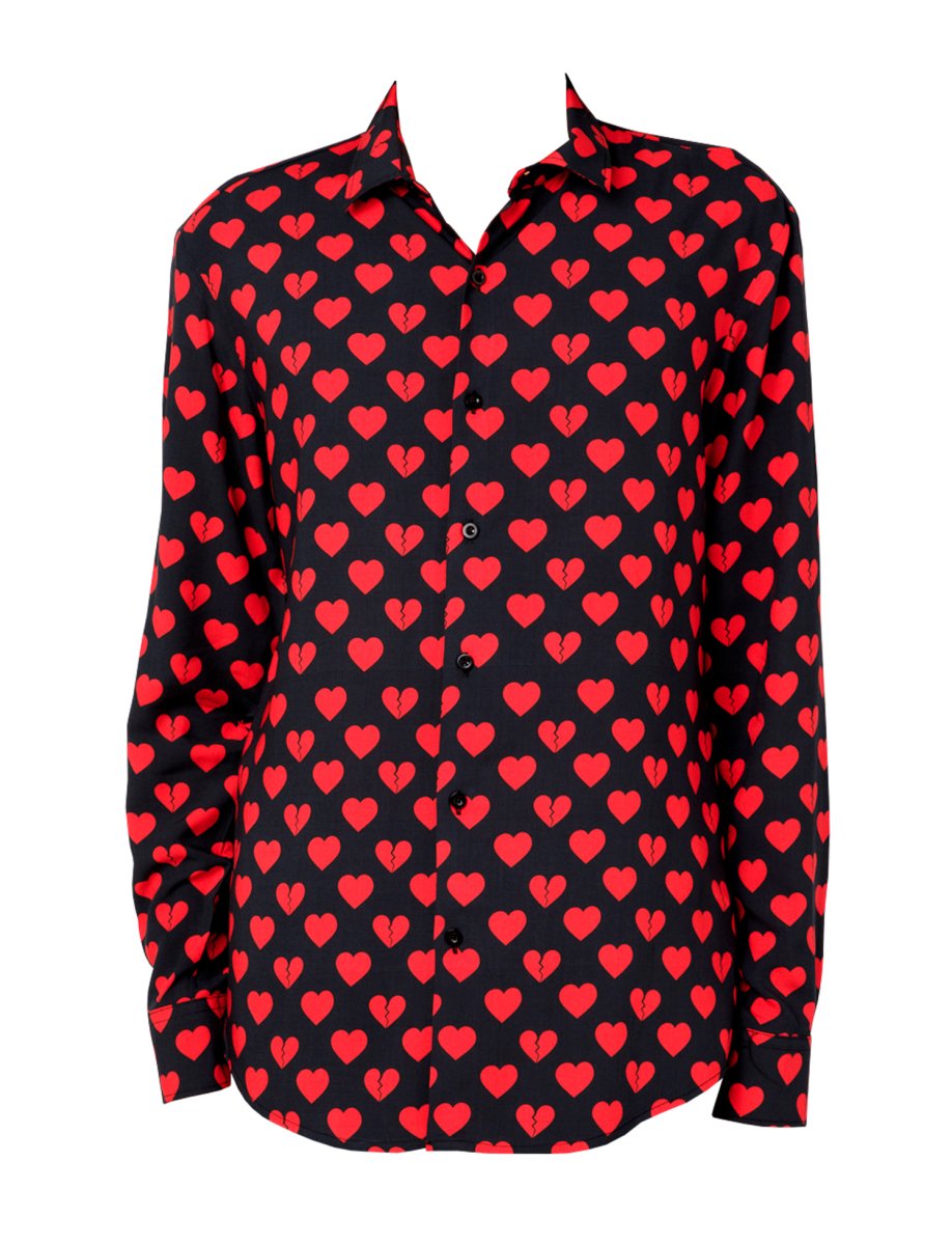 Romildus - Camicia Donna Rossa Elegante Moderna Versatile