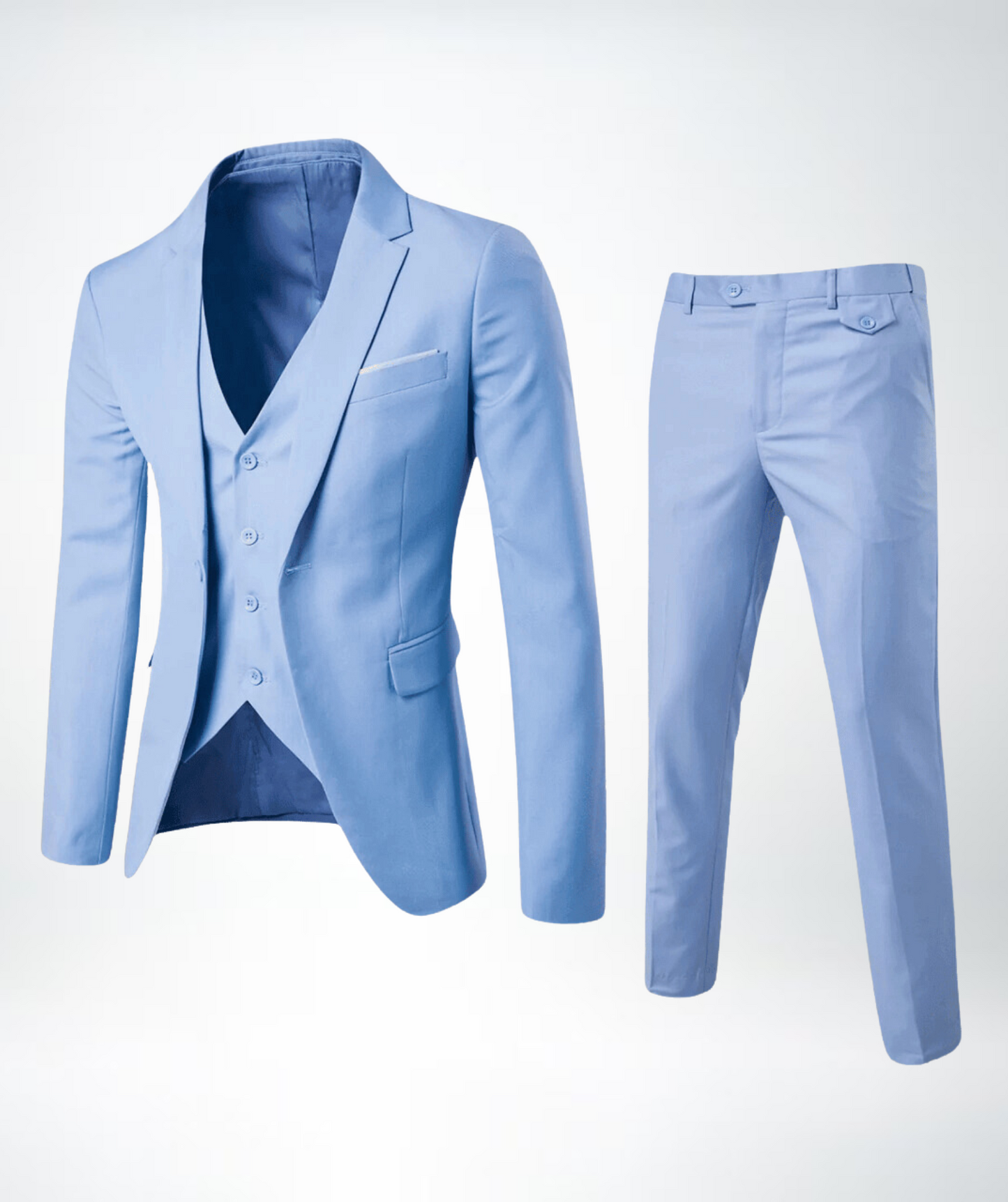 Valentino – Abito Completo Da Uomo In Tre Pezzi Con Gilet