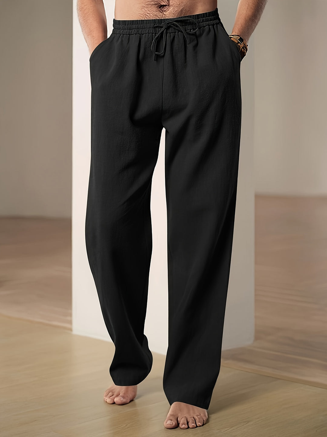 Paride – Pantaloni Estivi Traspiranti Con Coulisse Dal Taglio Classico