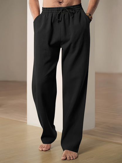 Paride – Pantaloni Estivi Traspiranti Con Coulisse Dal Taglio Classico