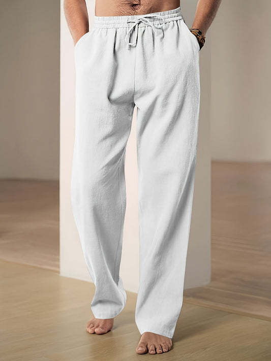 Paride – Pantaloni Estivi Traspiranti Con Coulisse Dal Taglio Classico