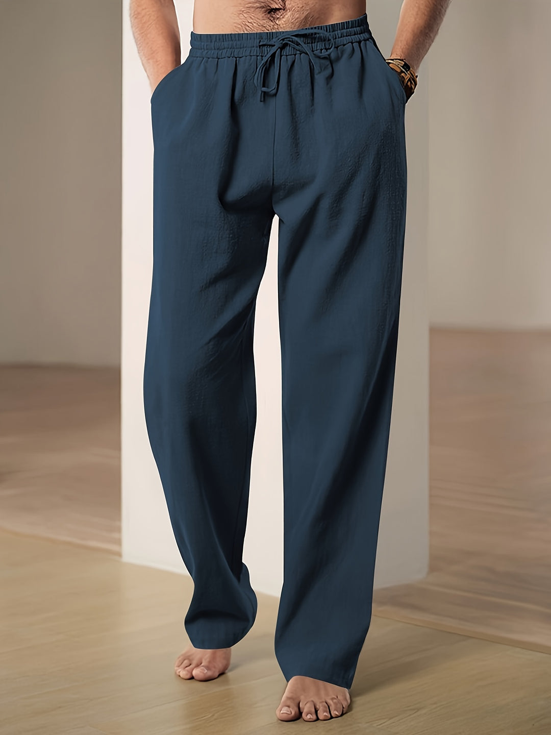 Paride – Pantaloni Estivi Traspiranti Con Coulisse Dal Taglio Classico