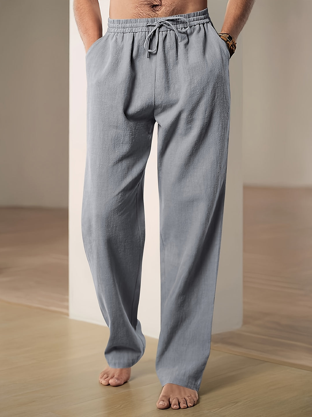 Paride – Pantaloni Estivi Traspiranti Con Coulisse Dal Taglio Classico