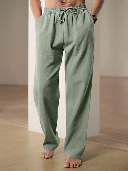 Paride – Pantaloni Estivi Traspiranti Con Coulisse Dal Taglio Classico