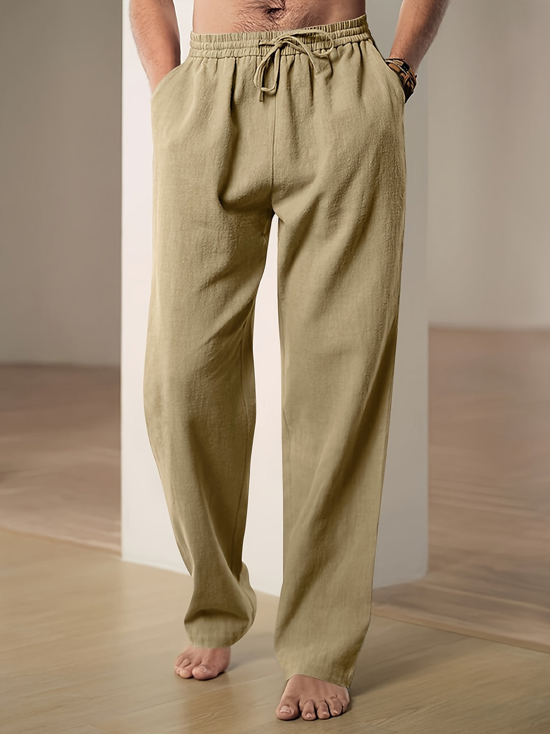 Paride – Pantaloni Estivi Traspiranti Con Coulisse Dal Taglio Classico