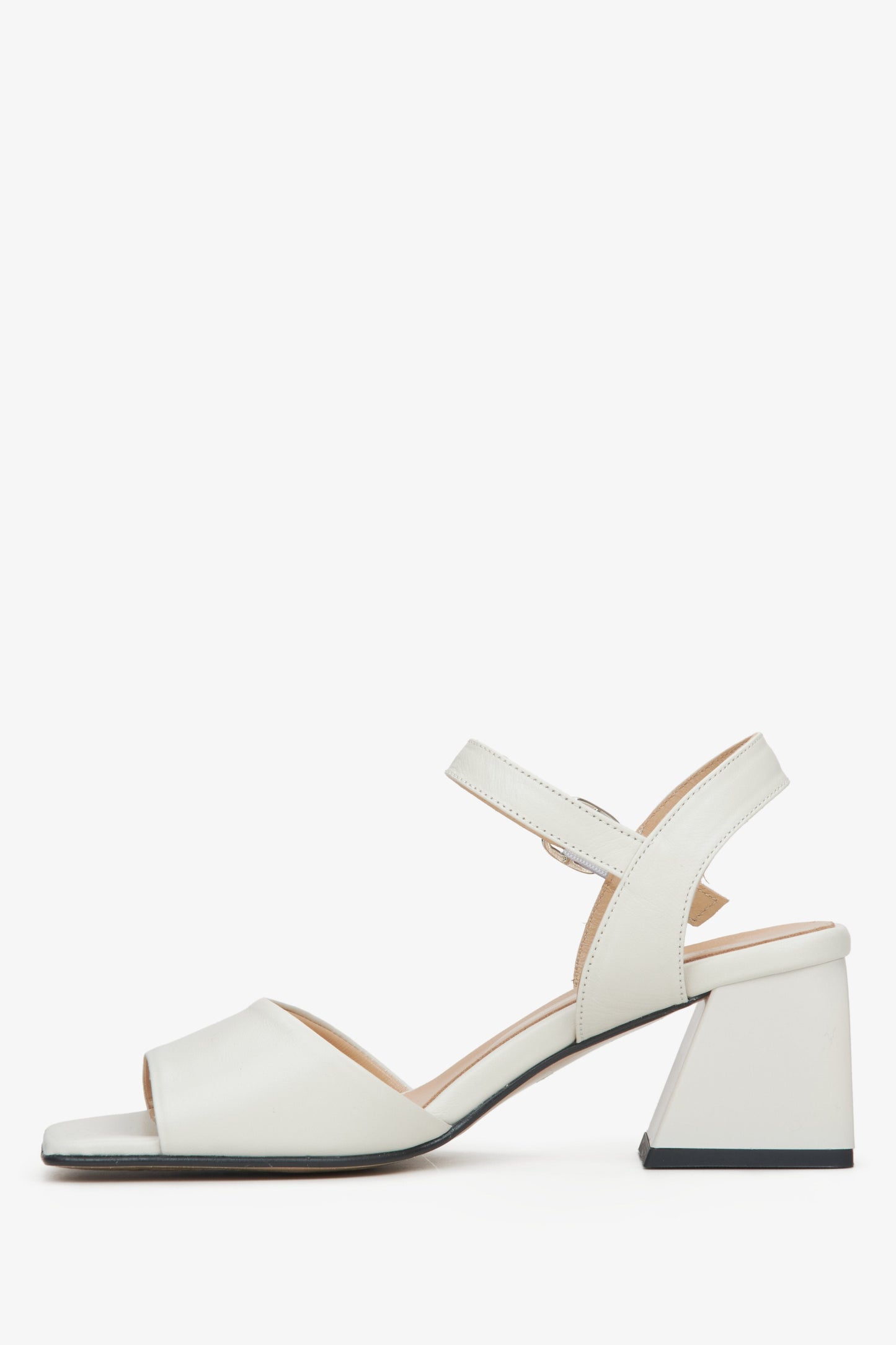 Antonina - Sandali Beige Eleganti Con Tacco Donna