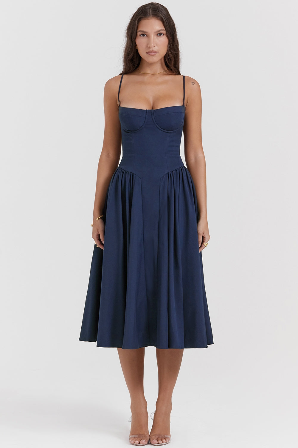 Menilita – Celine Abito Midi con Corsetto