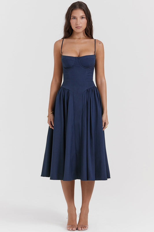 Menilita – Celine Abito Midi con Corsetto