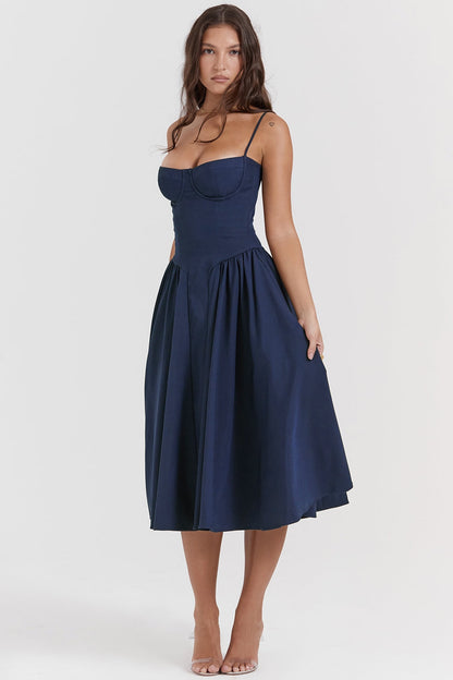 Menilita – Celine Abito Midi con Corsetto