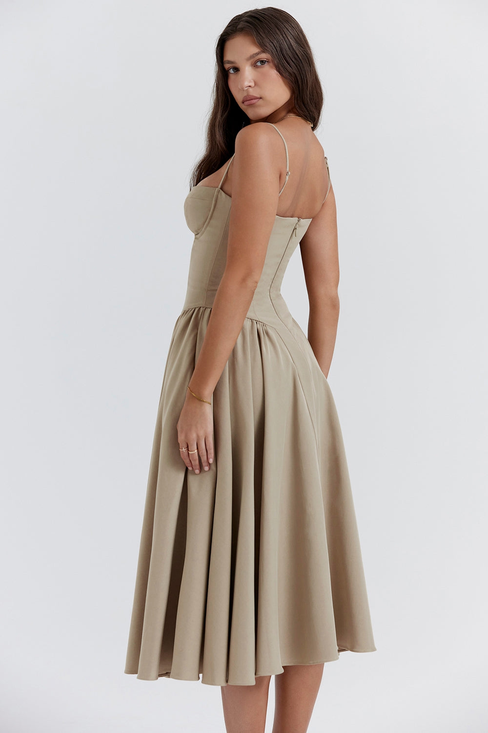 Menilita – Celine Abito Midi con Corsetto
