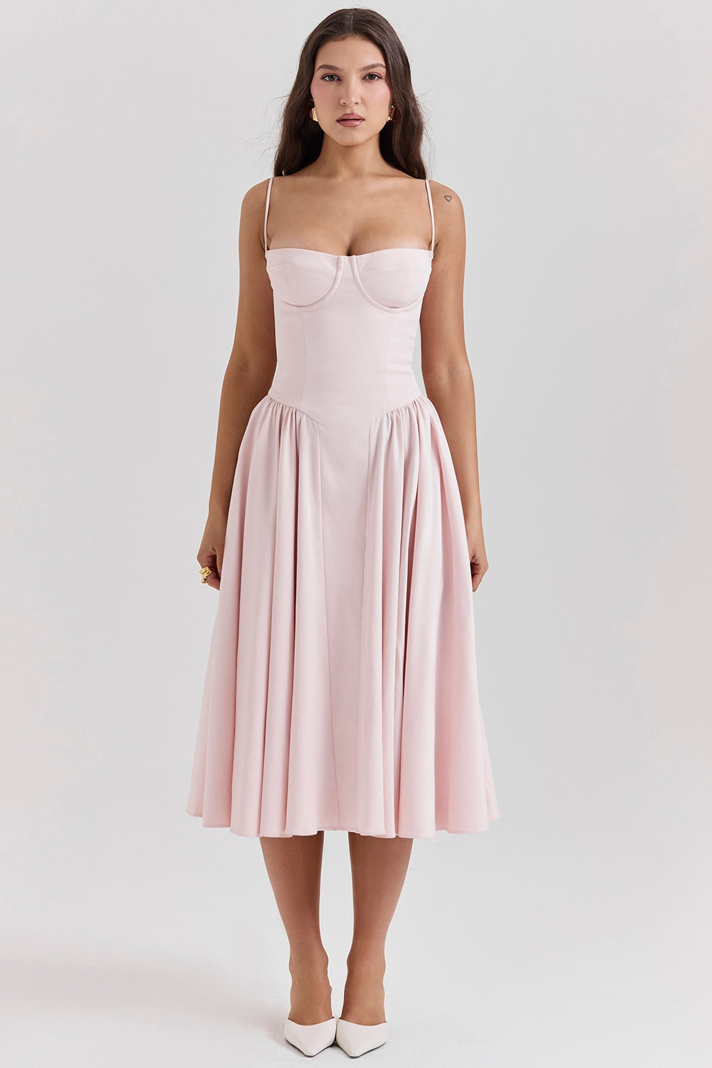 Menilita – Celine Abito Midi con Corsetto
