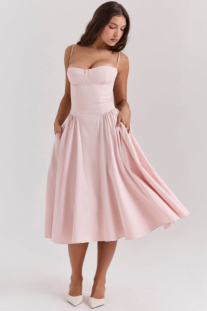 Menilita – Celine Abito Midi con Corsetto