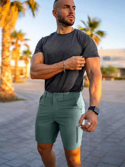 Rinaldo - Shorts Chino Performance Uomo Elite Moderni Versatili