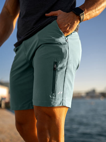 Rinaldo - Shorts Chino Performance Uomo Elite Moderni Versatili