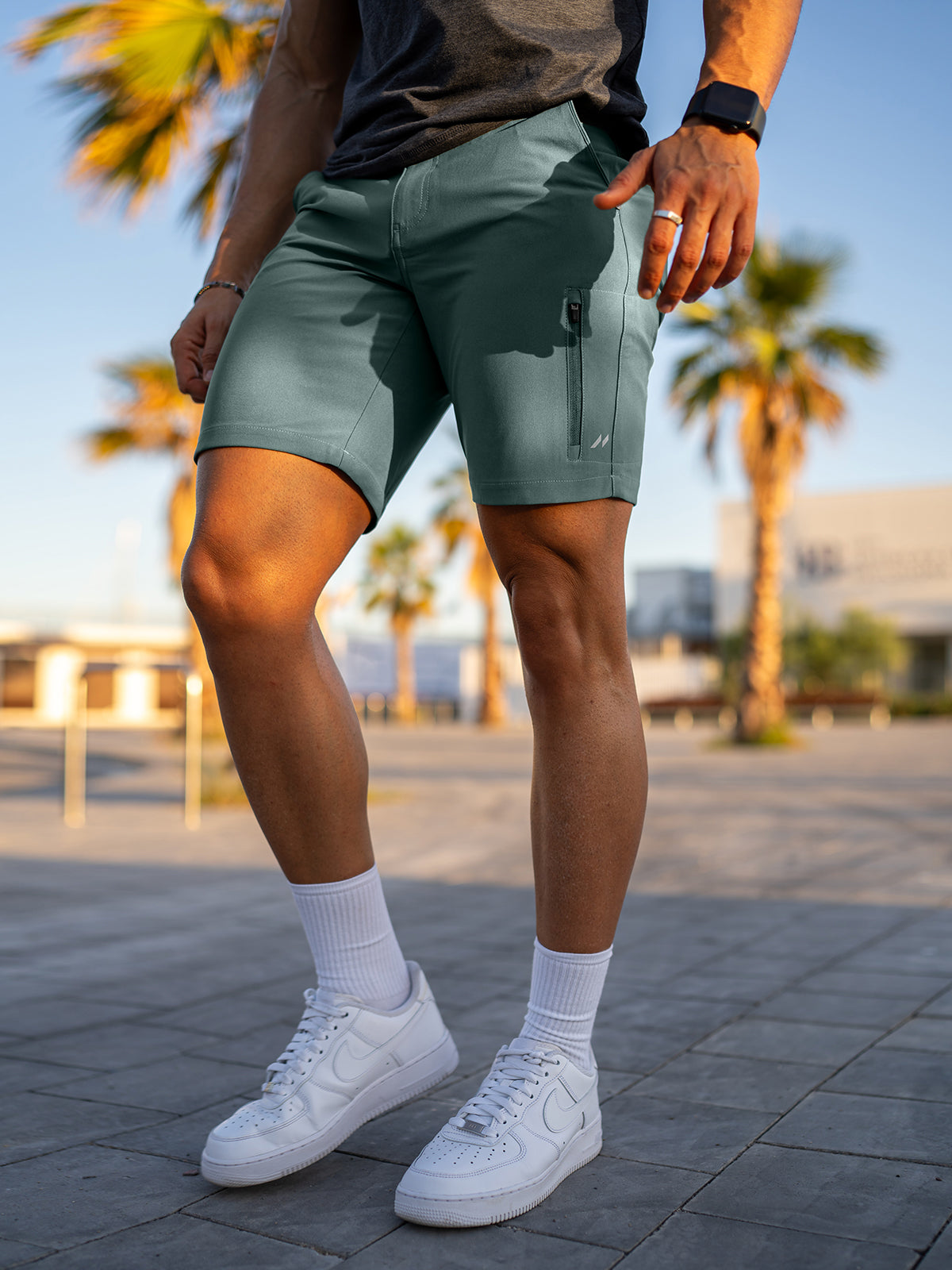 Rinaldo - Shorts Chino Performance Uomo Elite Moderni Versatili