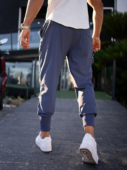 Rufinus - Cargo Jogger Athletic Uomo High Rib Traspirante