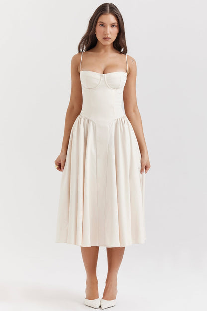 Menilita – Celine Abito Midi con Corsetto