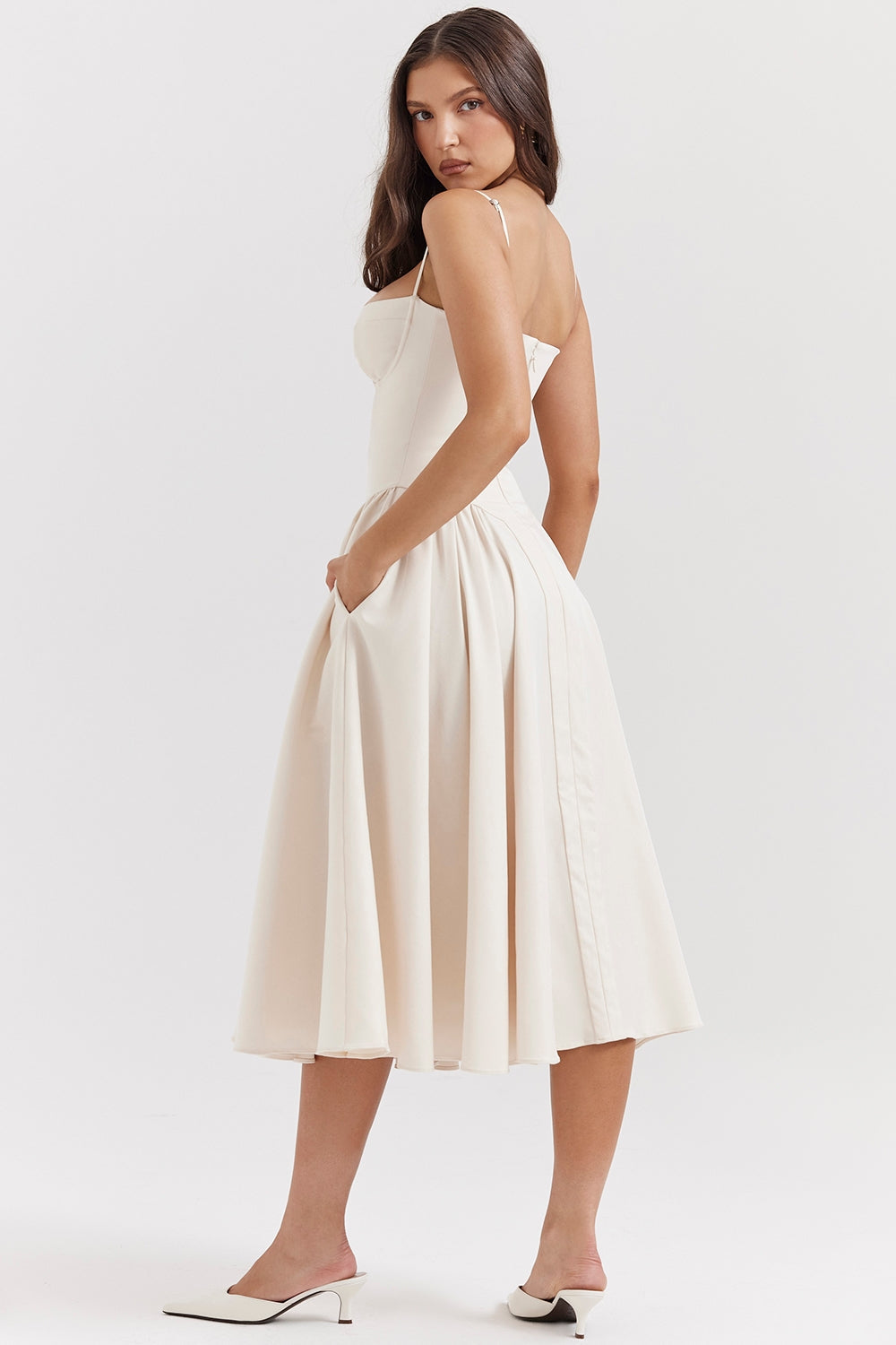 Menilita – Celine Abito Midi con Corsetto