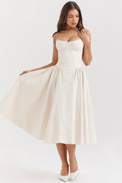 Menilita – Celine Abito Midi con Corsetto