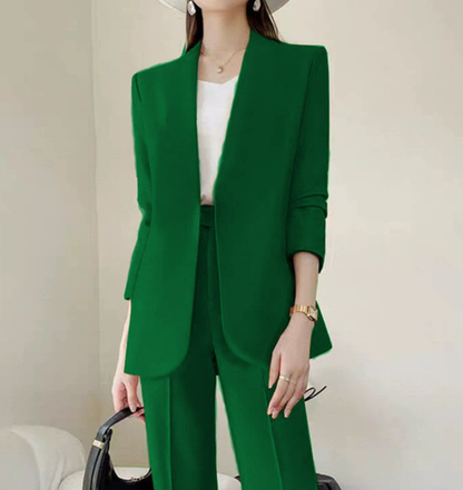 Elvira - Tailleur Donna Elegante Giacca Lunga Zampa