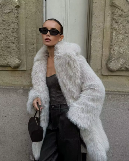 Venna – Cappotto Soffice Donna Elegante e Chic