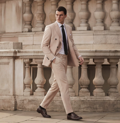 Renzone - Abito doppiopetto uomo elegante moderno