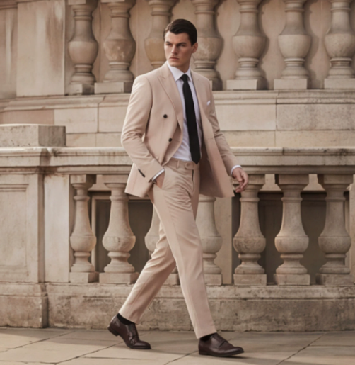 Renzone - Abito doppiopetto uomo elegante moderno