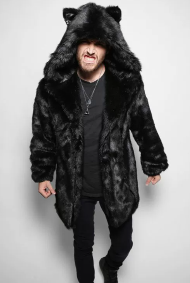 Danilo – Cappotto Lungo Da Uomo Con Collo Ampio
