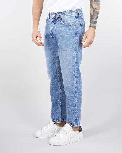 Girolamo - Jeans Uomo Carrot Fit Moderno