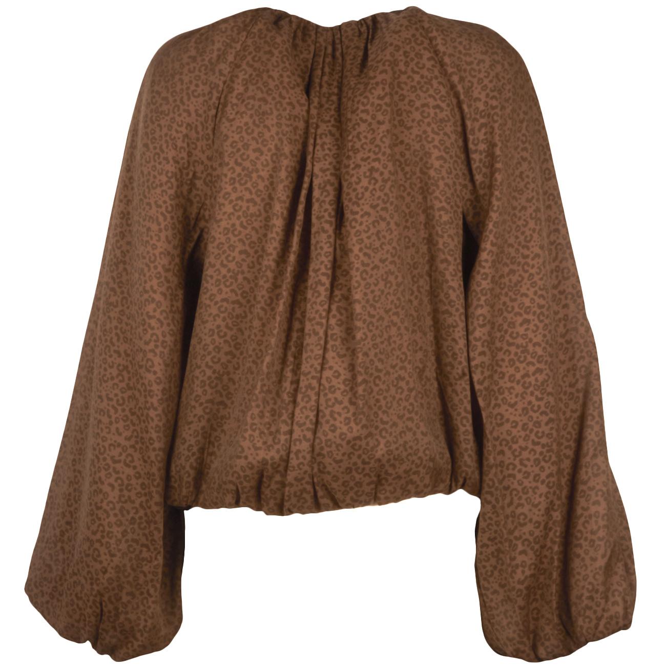 Quinoria - Blusa Donna Stampa Animalier Moderna Sofisticata