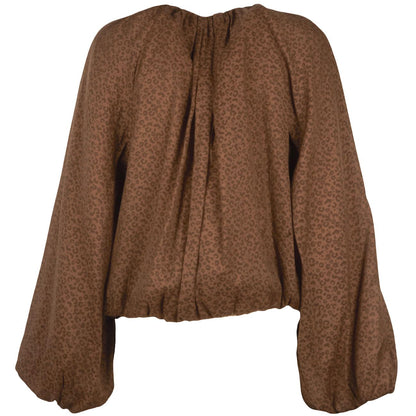 Quinoria - Blusa Donna Stampa Animalier Moderna Sofisticata