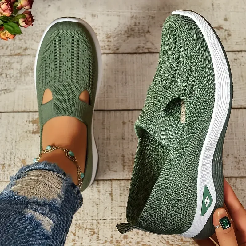 Mercedes – Sneaker Donna Slip-On Ortopedica Traspirante per Camminata Quotidiana