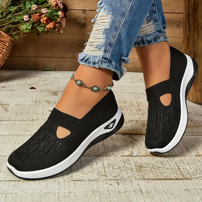 Mercedes – Sneaker Donna Slip-On Ortopedica Traspirante per Camminata Quotidiana