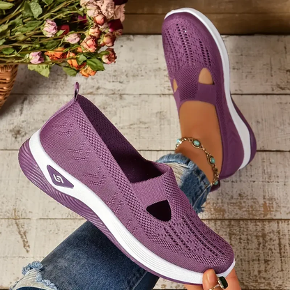 Mercedes – Sneaker Donna Slip-On Ortopedica Traspirante per Camminata Quotidiana