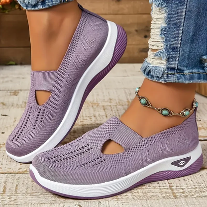 Mercedes – Sneaker Donna Slip-On Ortopedica Traspirante per Camminata Quotidiana